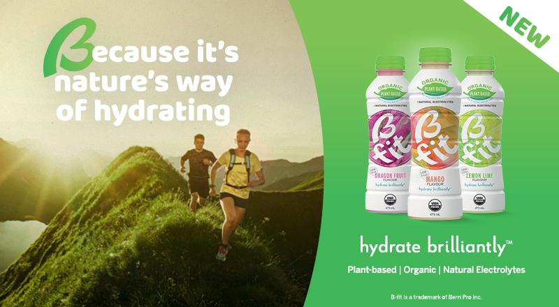 Hydrate with flavour, hydrate naturally