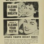 Colgate advertisement, 1957.